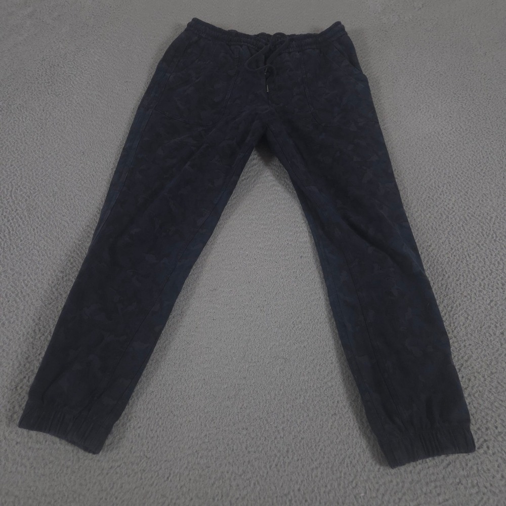 Athleta Pants Womens 10 Printed Farallon Joggers Camo Cotton Stretch Tapered Leg